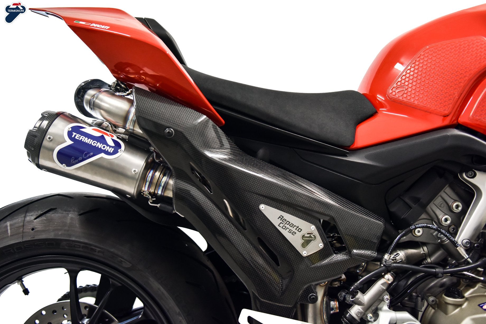 Sistema completo Termignoni Acciaio inossidabile D200 RHT Ducati Panigale V4/S (18-24) D20009400ITC