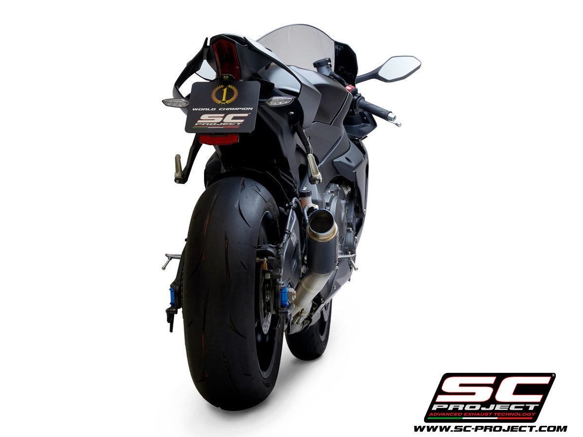 SC-project slip-on gp70-r + tubo di ricambio Cat Yamaha YZF-R1/M RN32 (15-16) Y11a-det70