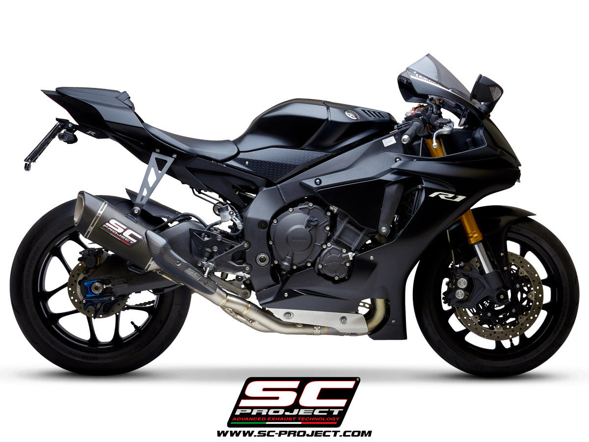 SC-project Slip-on SC1-R + CAT Sostituzione tubo Yamaha YZF-R1/M RN32 (15-16)
