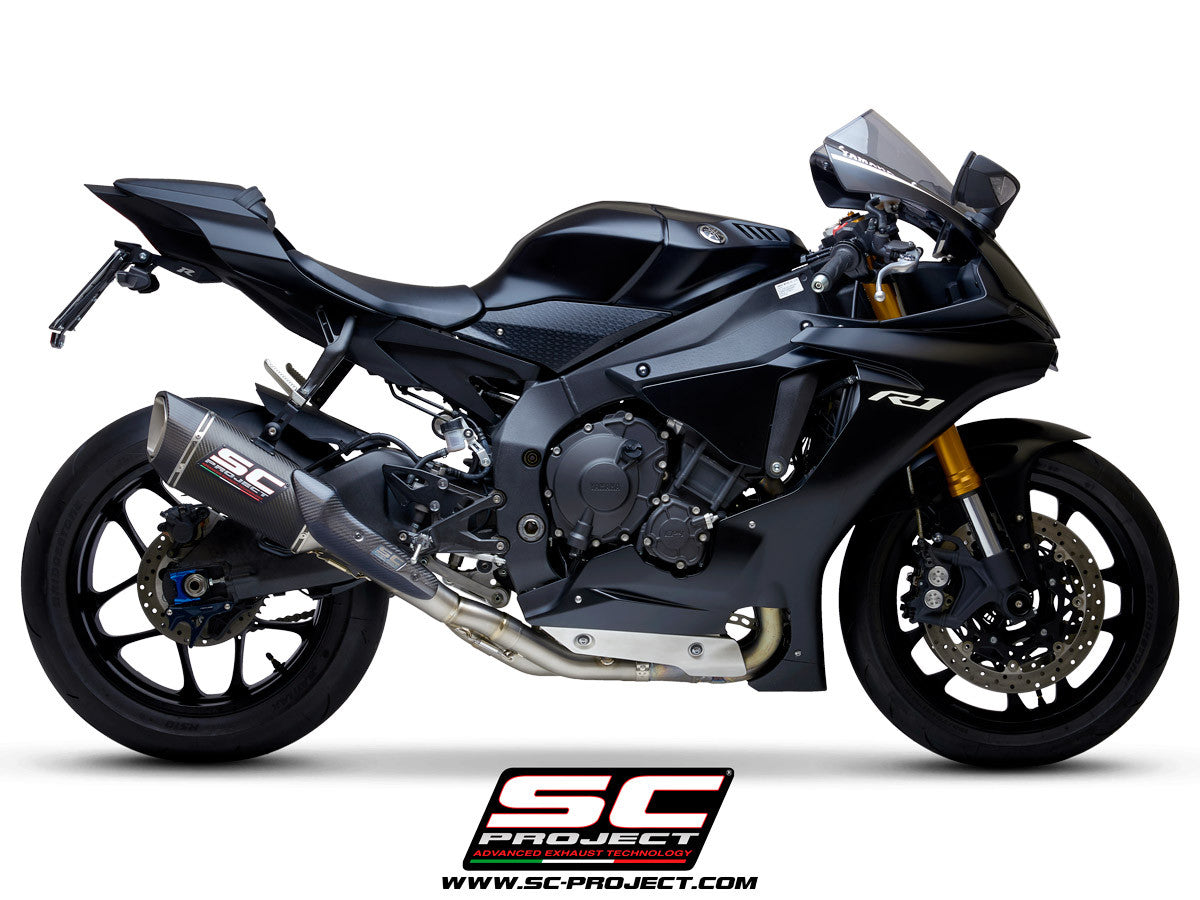SC-project Slip-on SC1-R + CAT Sostituzione Tubo Yamaha YZF-R1/M RN65 (20-25)