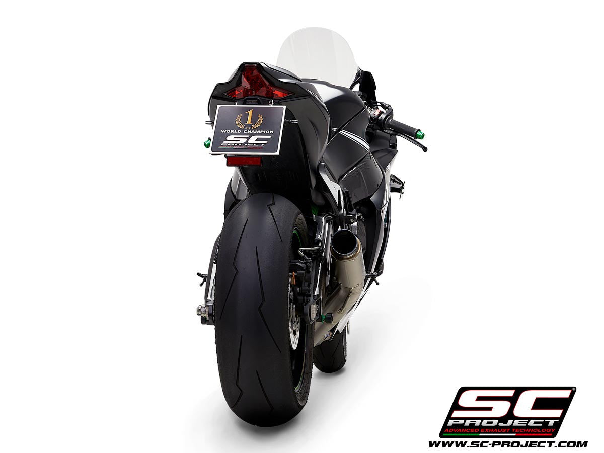 SC-project slip-on gp70-r + tubo di sostituzione Cat Kawasaki ZX-10 R/RR (16-20) K22A-Det70