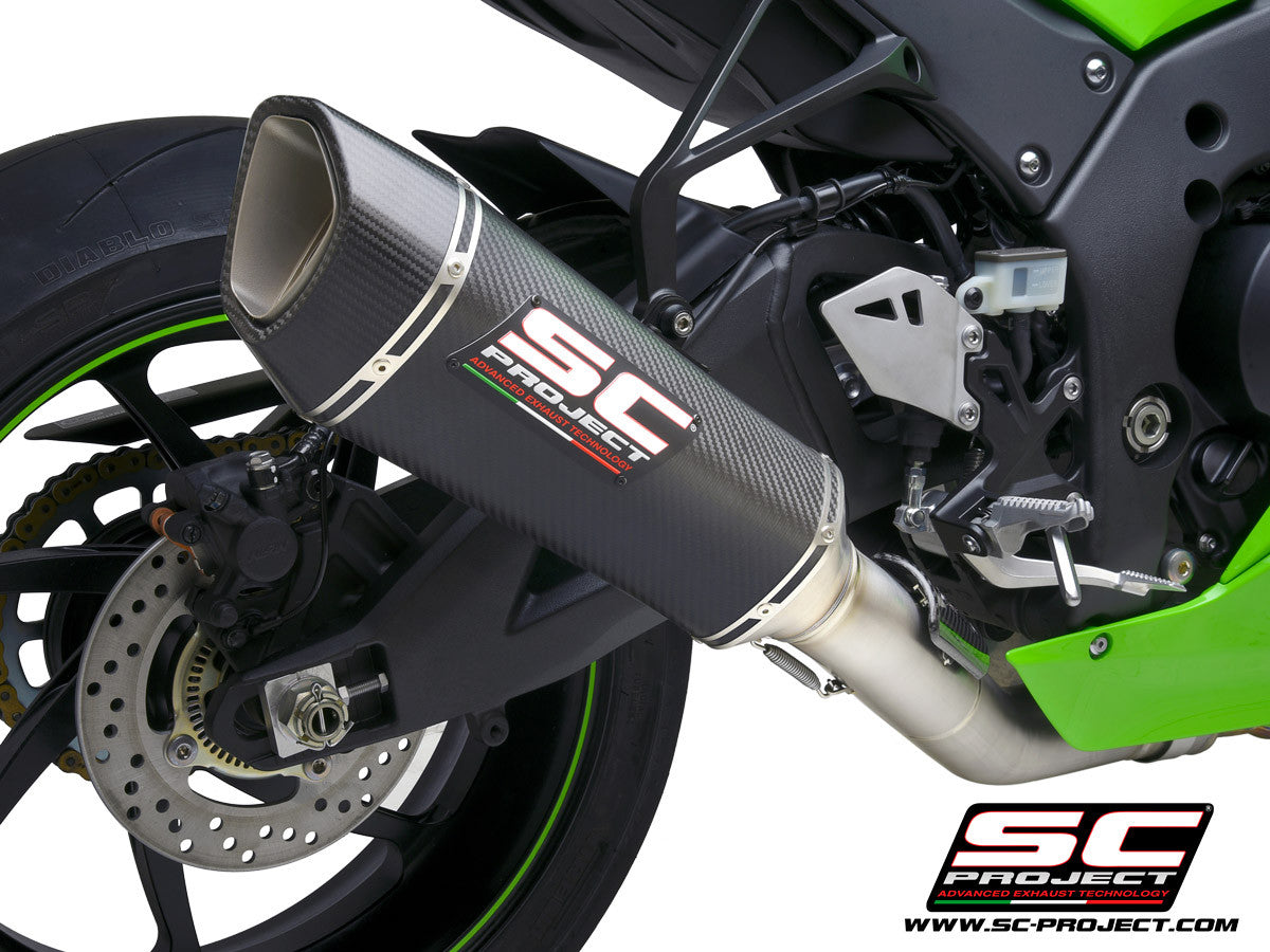 SC-project slip-on SC1-R + Kawasaki Kawasaki ZX-10 R/RR (21-25) K38A-DET91C