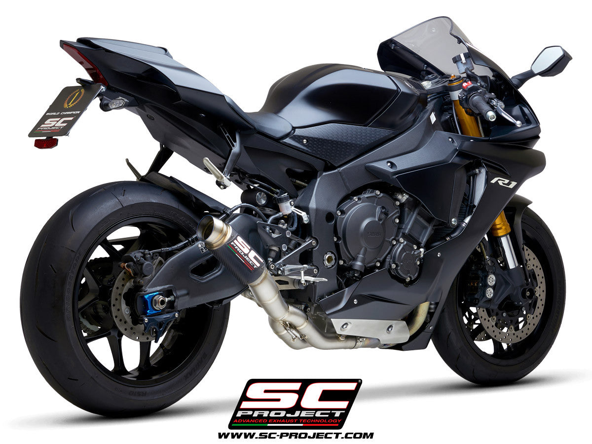 SC-project slip-on gp70-r + tubo di ricambio Cat Yamaha YZF-R1/M RN32 (15-16) Y11a-det70