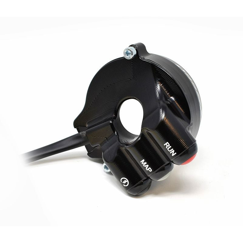 Ganascia della manopola del gas con interruttore sul manubrio integrato JetPrime Aprilia RS 660 (20-24) JP ACC 660 