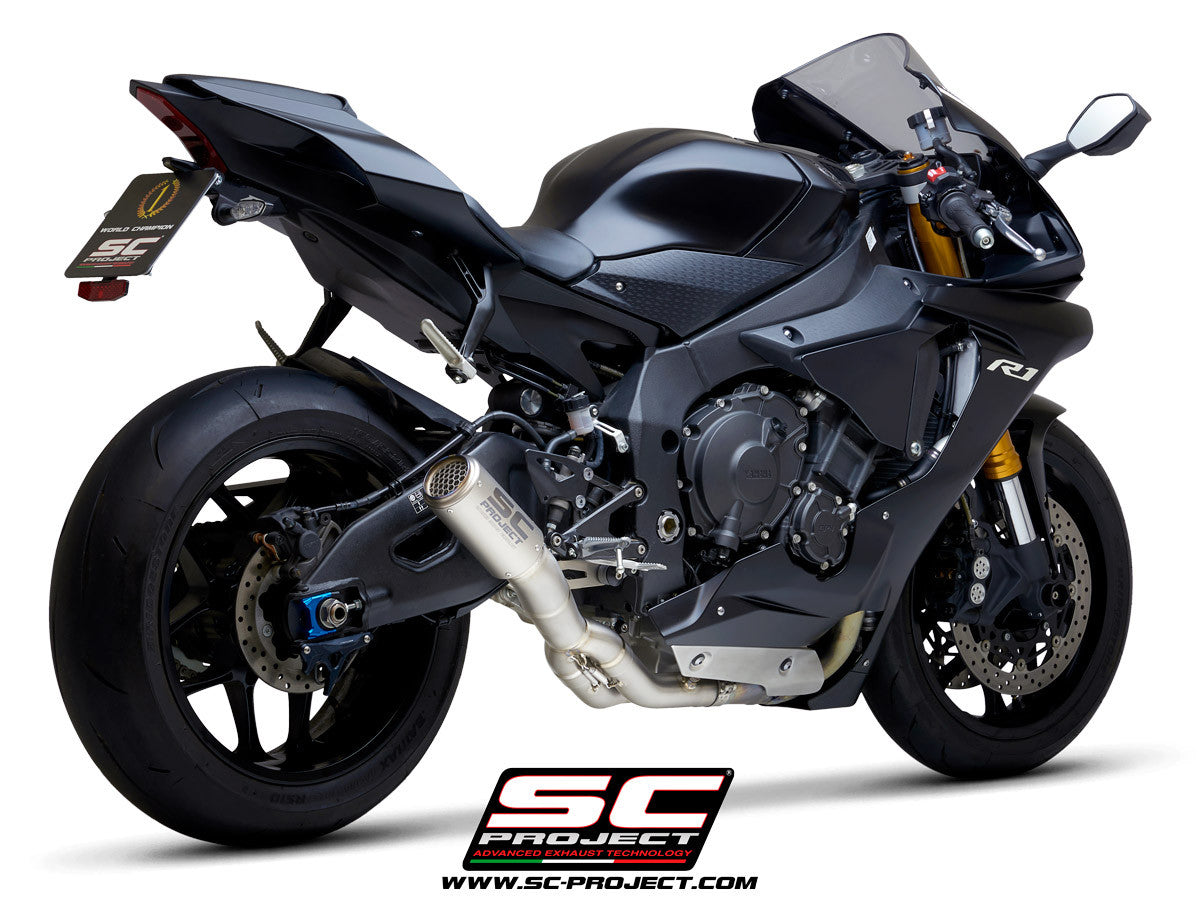 SC-project Slip-on CR-T + CAT Sostituzione tubo Yamaha YZF-R1/M RN32 (15-16) Y11A-DET36