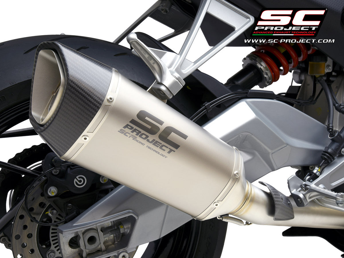 SC-project Acciaio inossidabile Sistema completo 2-1 SC1-R Aprilia Rs 660 (20-25) A23A-AC90
