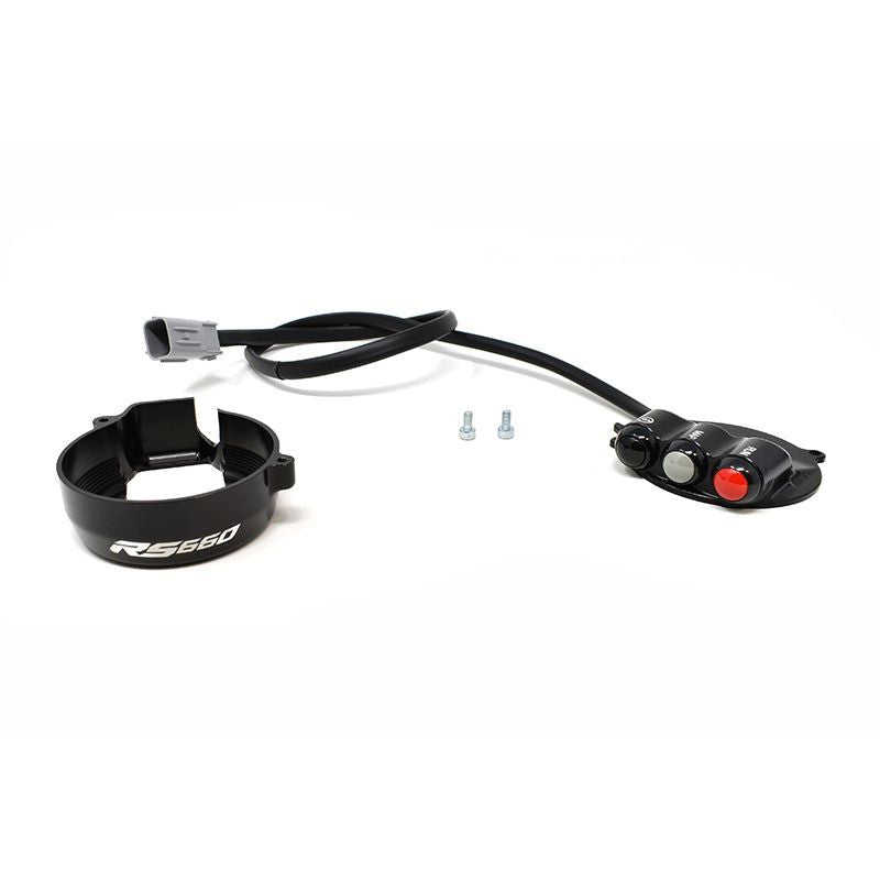Ganascia della manopola del gas con interruttore sul manubrio integrato JetPrime Aprilia RS 660 (20-24) JP ACC 660 