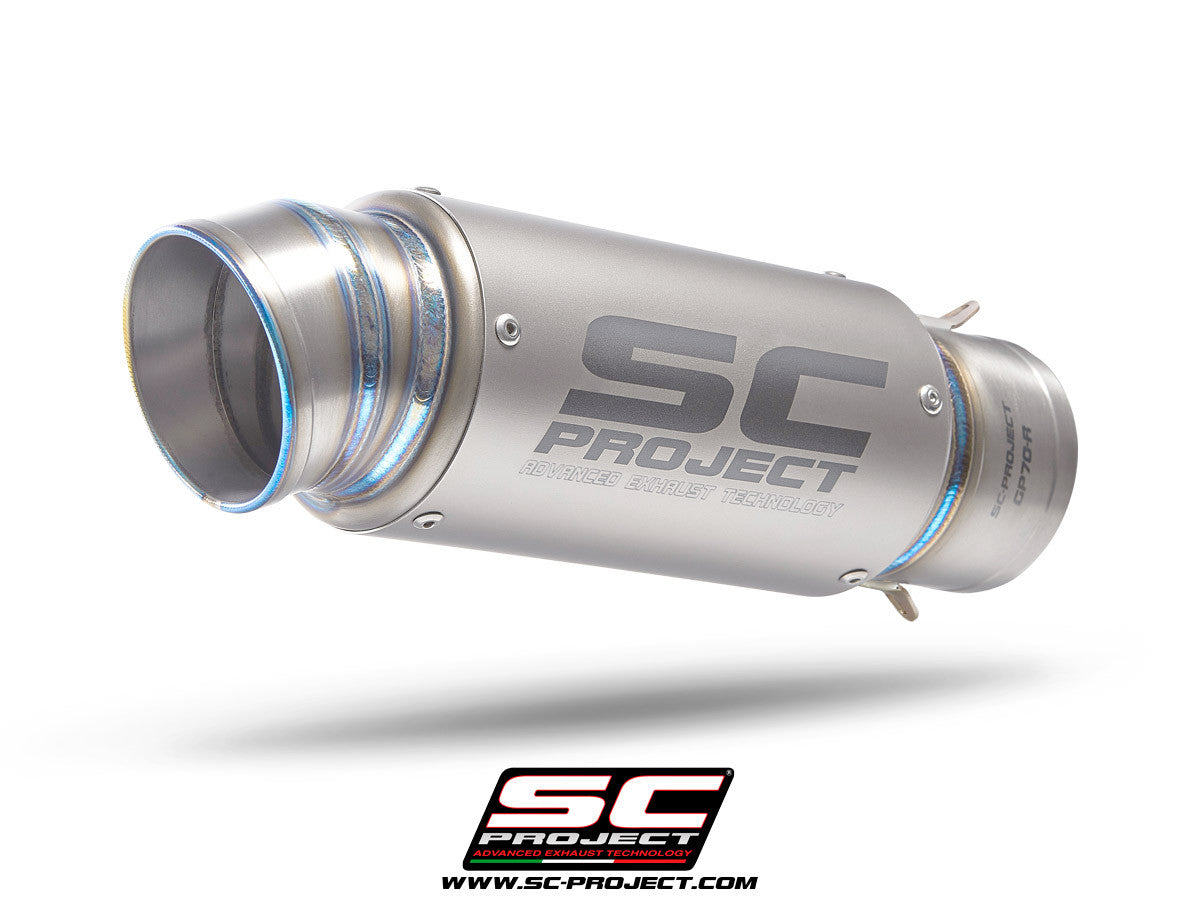 SC-project slip-on gp70-r + tubo di ricambio Cat Yamaha YZF-R1/M RN32 (15-16) Y11a-det70