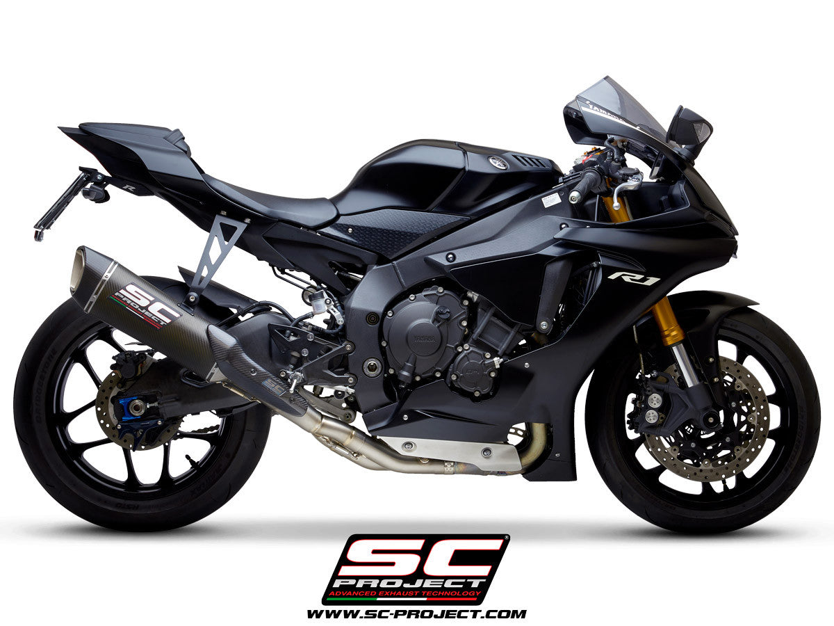 SC-project Slip-on SC1-R + CAT Sostituzione Tubo Yamaha YZF-R1/M RN65 (20-25)