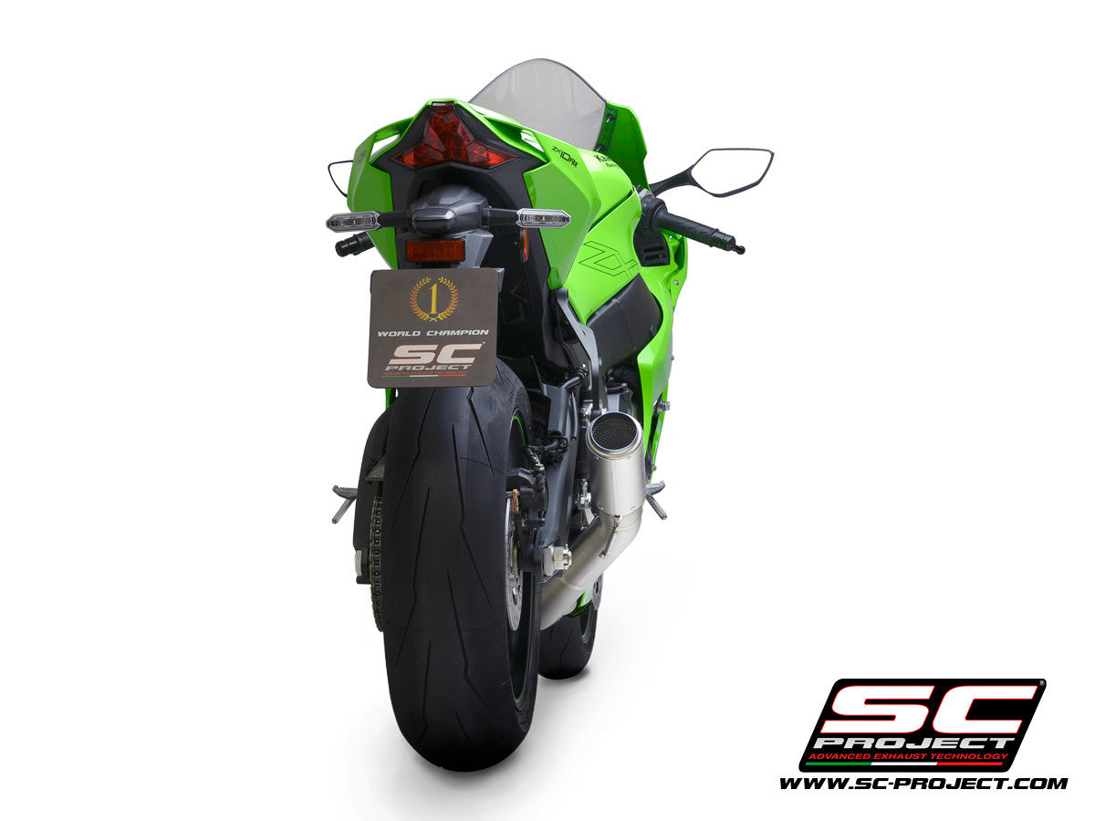 SC-project slip-on CR-T + Kawsap Pipe Kawasaki ZX-10 R/RR (21-25) K38A-DET36