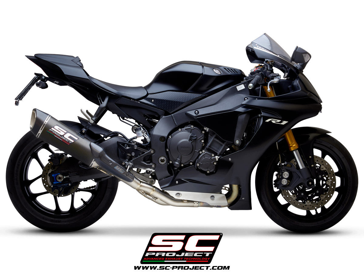 SC-project Slip-on SC1-R + CAT Sostituzione tubo Yamaha YZF-R1/M RN32 (15-16)