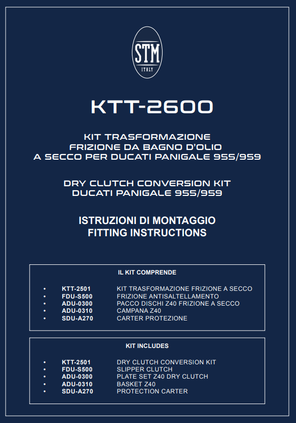 STM EVO GP Frizione secca Ducati Panigale V2 955 (20-24) KTT-2600