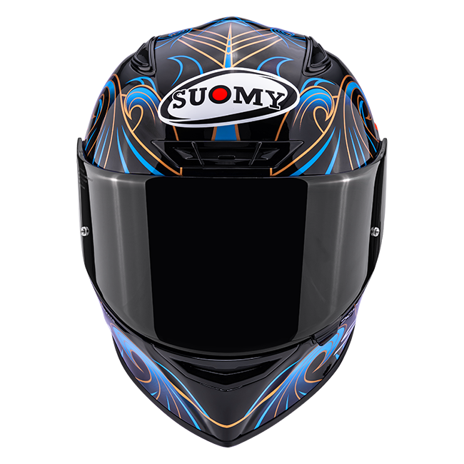 Casco Suomy Track-1 Helm Waves Nero K6T10026 