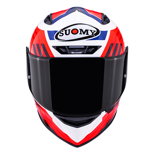 Casco Suomy Track-1 Framework Bianco/Rosso/Blu K6T10023 