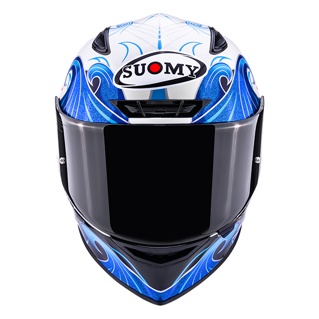 Casco Suomy Track-1 Waves Bianco K6T10025 