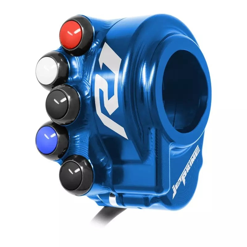 Alloggiamento per impugnatura a gas con interruttore del manubrio Jetprime Yamaha YZF-R1/M RN65 (20-25) JP ACC 033