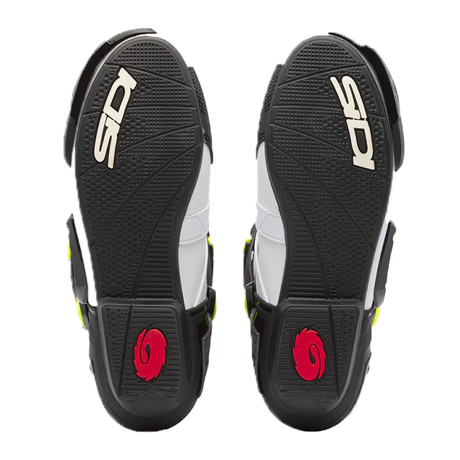 Stivali da moto Sidi Rex Bianco/Nero/Giallo 