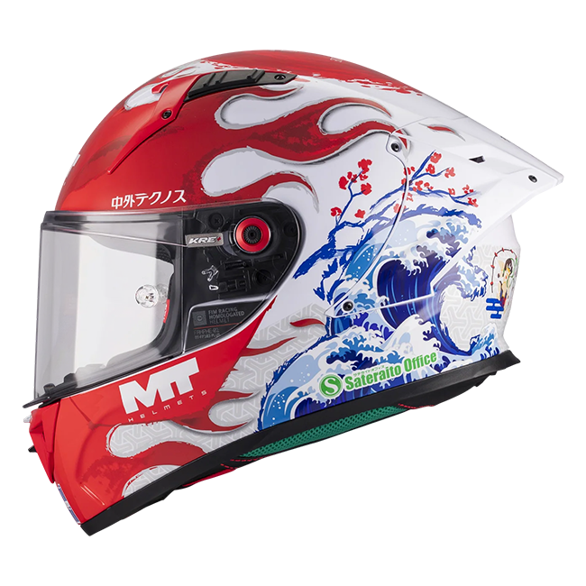 MT-Helmets KRE+ S Casco Replica di Ryusei Yamanaka 2025 A5 Glow Completo 