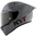 Casco da corsa KYT R1R Plain grigio Y6R100W1 