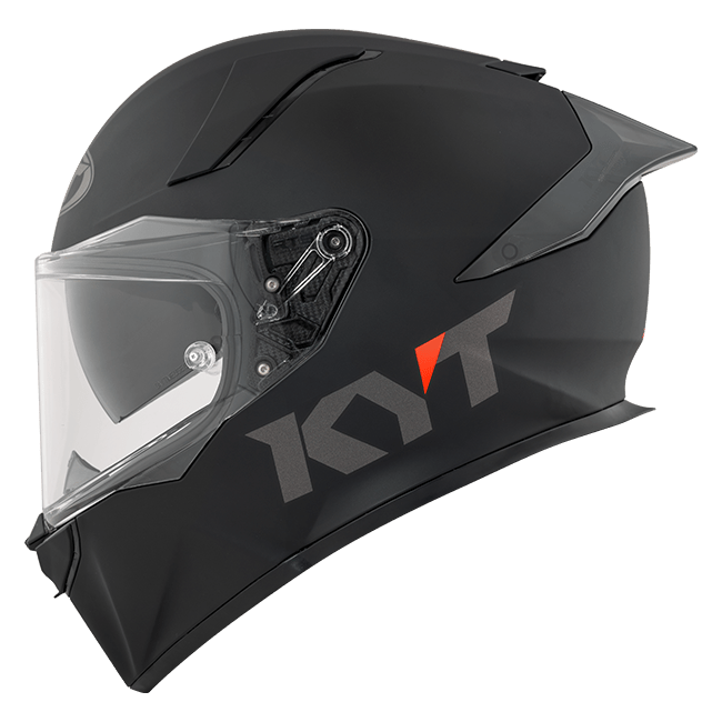 KYT R2R Casco Piatto nero opaco Y6R200X6 