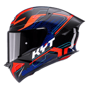 KYT TT-Revo Casco Speeding Nero / Rosso / Blu Y6TR0053 