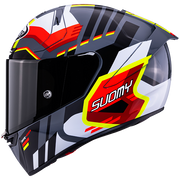 Casco Suomy SR-GP Evo Infrared Bianco/Nero/Rosso K6S20024 