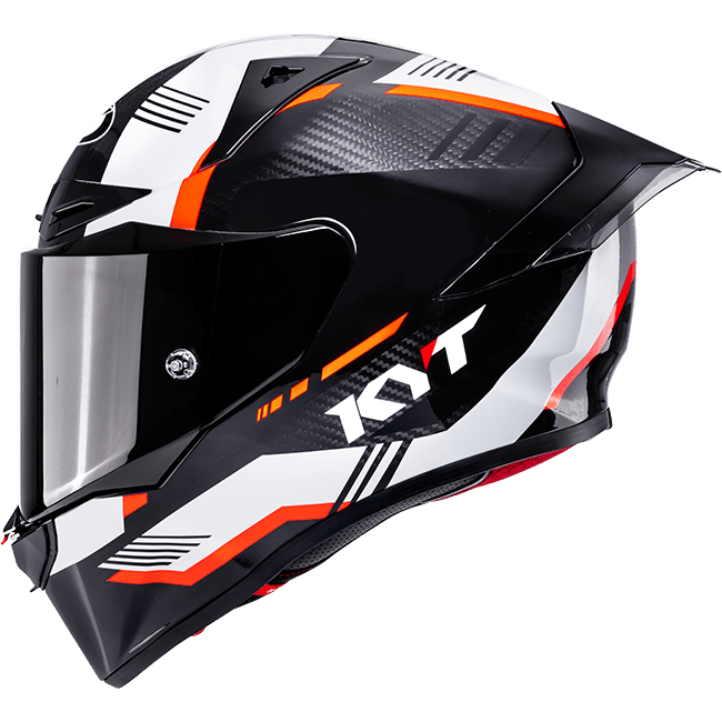 KYT R1R Casco Racing Carbon Zone Arancio Y6R10008 