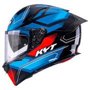 KYT R2R Casco Parsec Nero / Blu / Rosso Y6R20024 