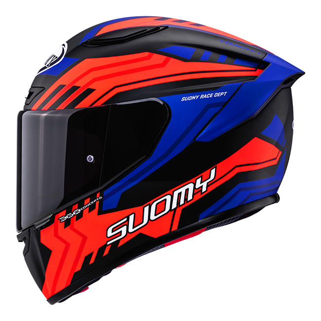 Casco Suomy Track-1 Framework Matt Nero/Rosso/Blu K6T10024 