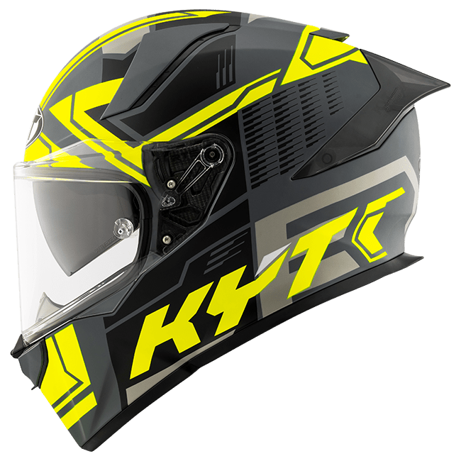 KYT R2R Casco Octane Matt Giallo Y6R20015 