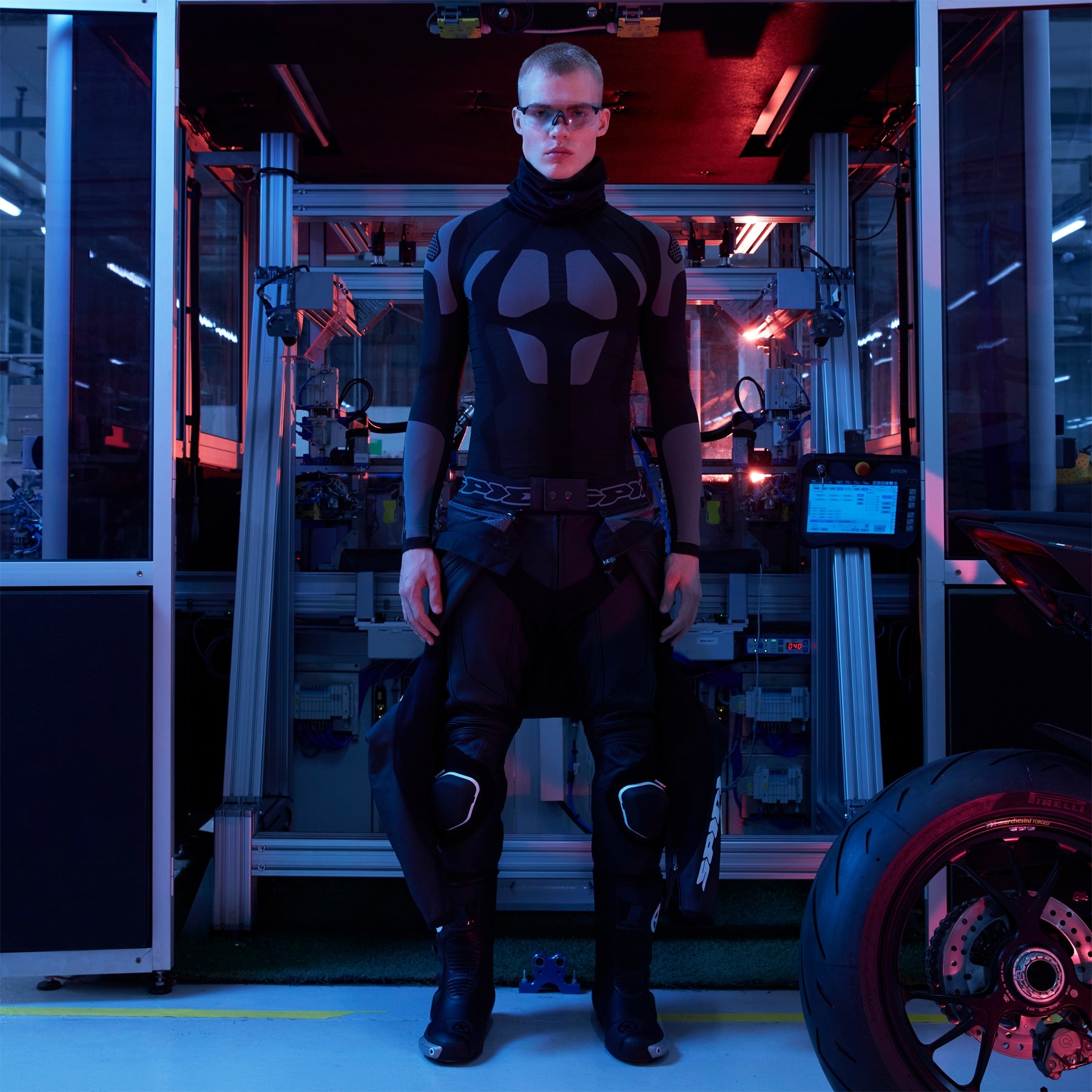 Spidi Seamless Oberteil Motorradunteranzug | Herren | Schwarz/Grau | L77010