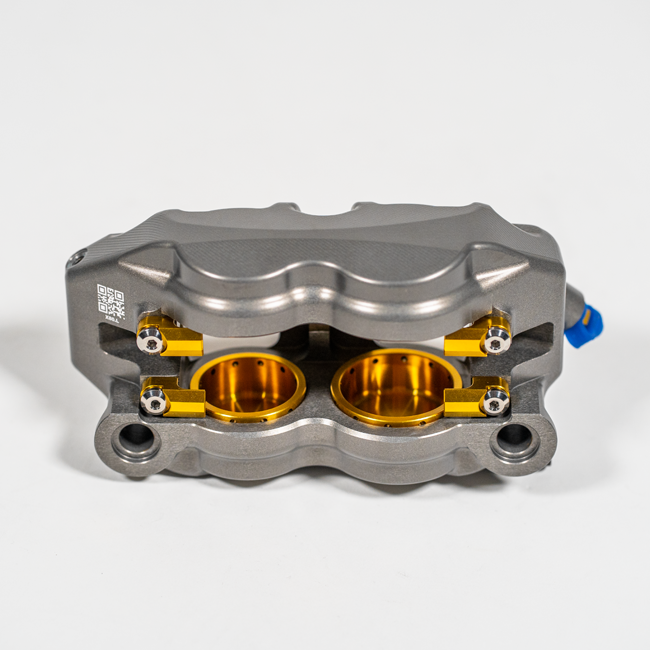 Taslos X80 SBK Racing Monoblock P4 34/38 da 108 mm per le pinze freno anteriore a sinistra | X80.108.hd.l