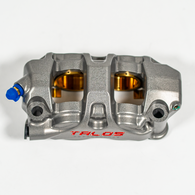 Taslos X80 SBK Racing Monoblock P4 34/38 da 108 mm per le pinze freno anteriore a sinistra | X80.108.hd.l