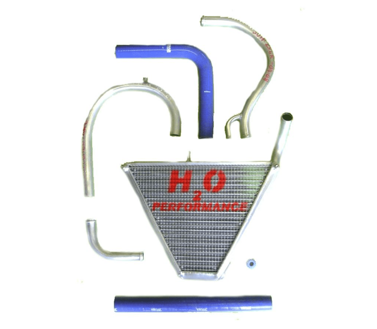 Kit radiatore aggiuntivo H2O Performance Kawasaki ZX-6 R (07-08) 
