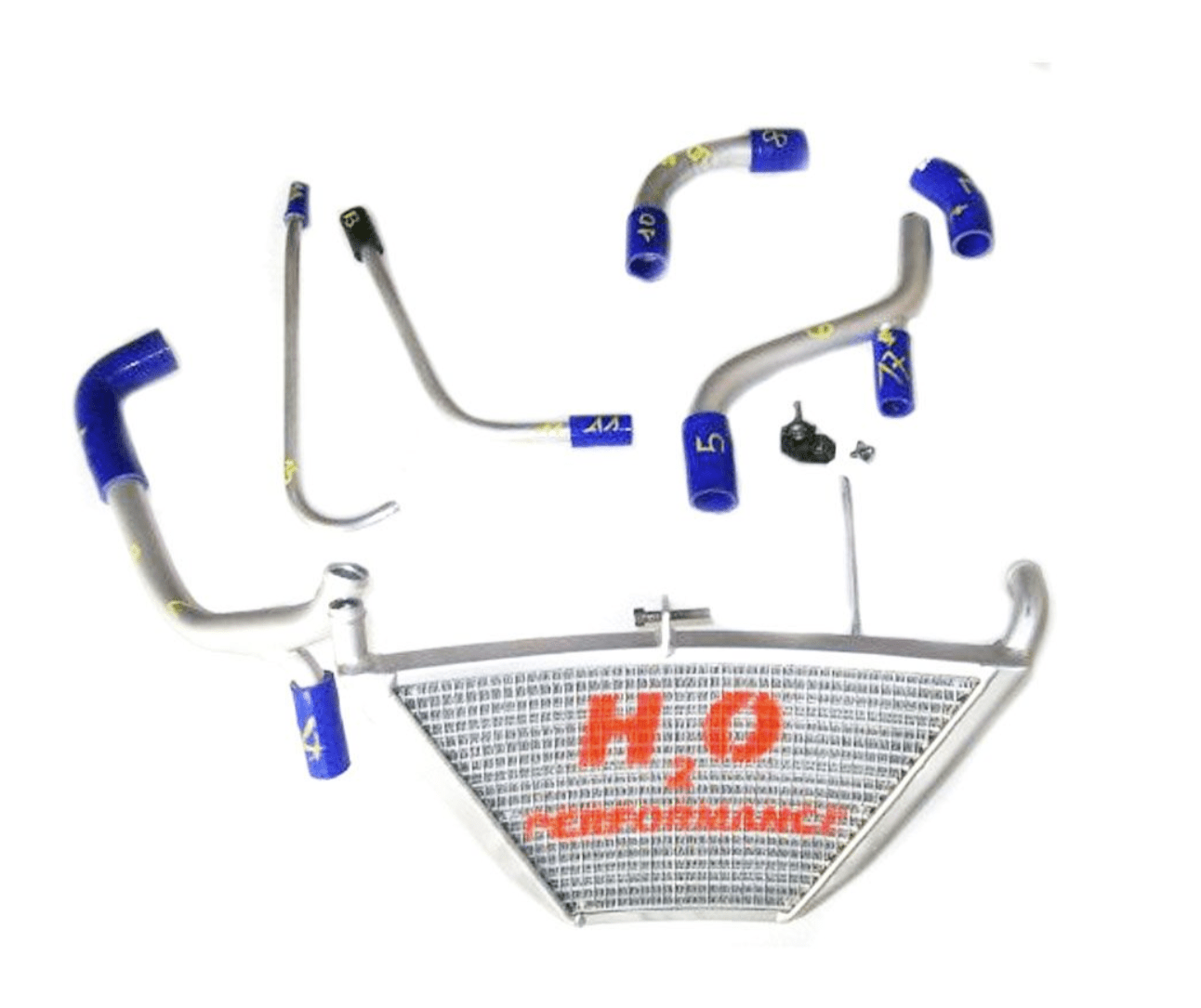 Kit radiatore aggiuntivo H2O Performance Kawasaki ZX-10 R/RR (11-20) 