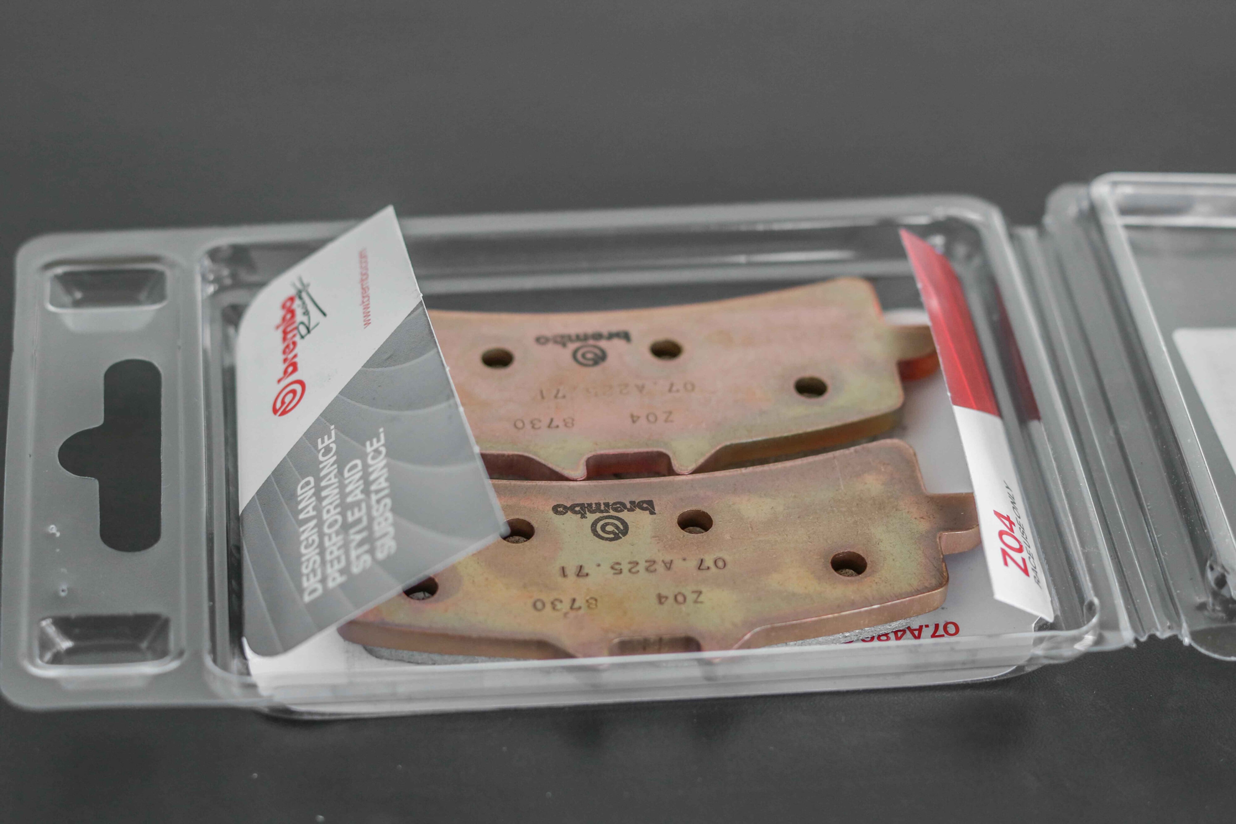 Pastiglie dei freni da corsa Brembo Z04 per Suzuki GSX-R 1000 (17-23) 107A48639 