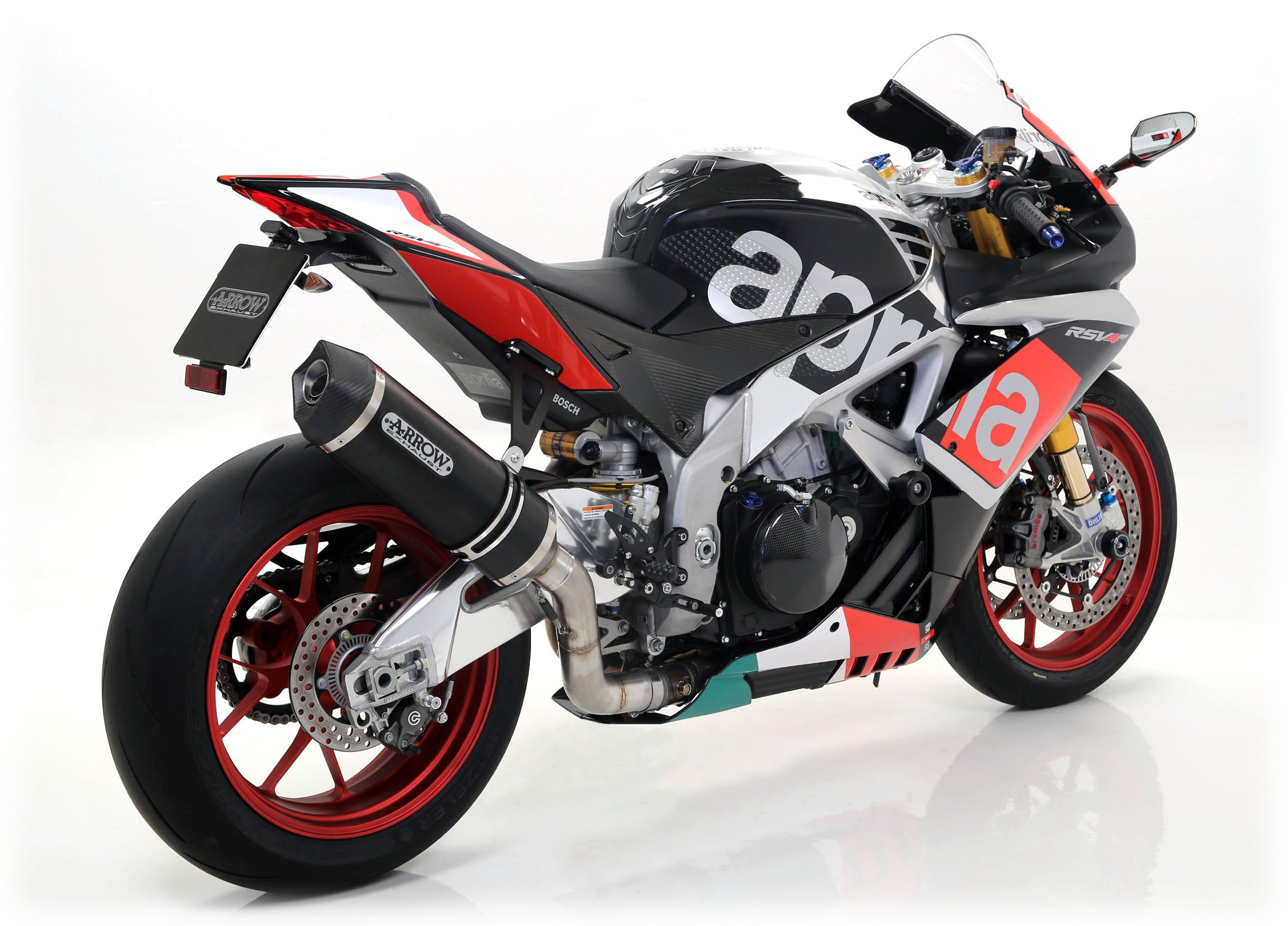 Arrow Slip-on Race-Tech Alluminio Dark Aprilia RSV4/RR/RF (15-16) 71744AKN