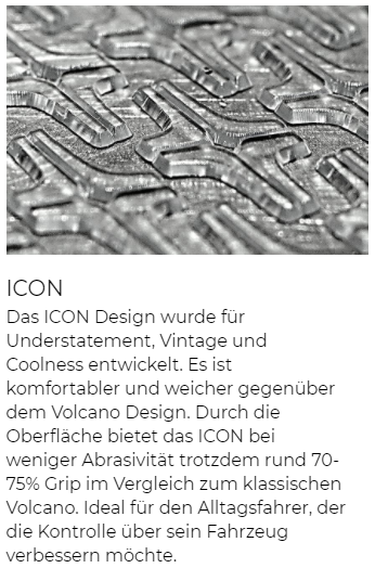Cuscinetti di trazione dell'icona stompgrip Yamaha YZF-R6 RJ11 (06-07) 55-14-0005