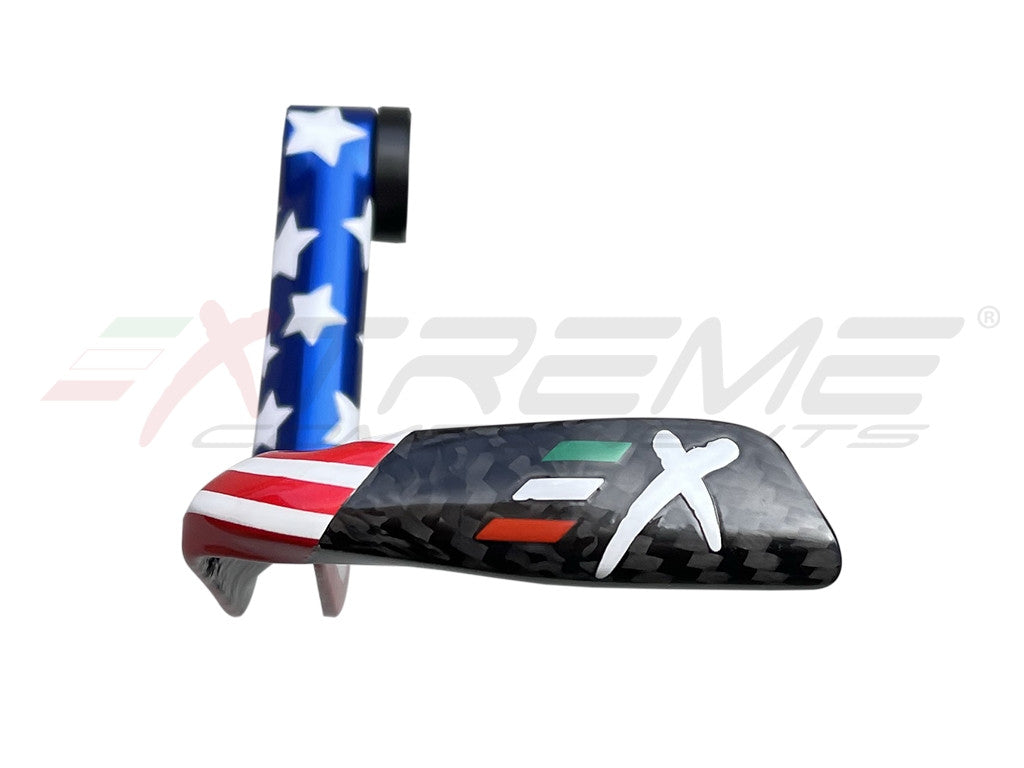 Guardia della leva del freno "USA" Protezione della leva del freno per Ø14mm a Ø19 mm Carbon GP EVO Extreme Components