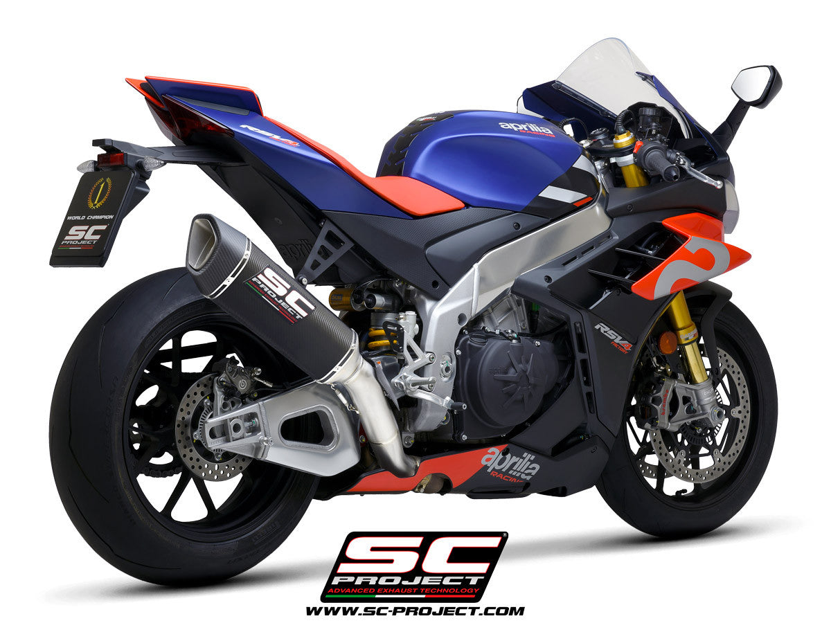 SC-project slip-on SC1-R (350mm) Aprilia RSV4 1100 Factory (21-25) A27A-T93