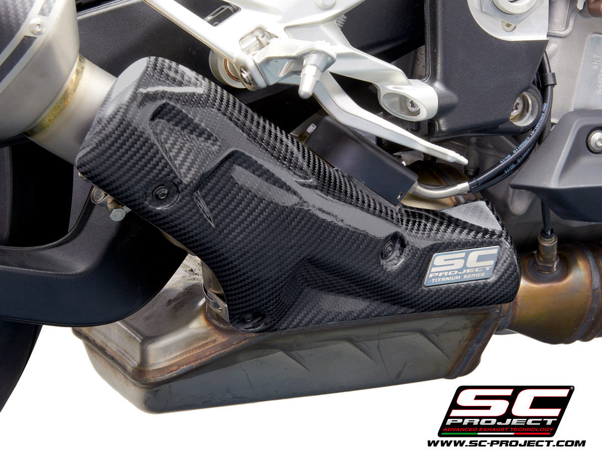 Protezione da calore di carbonio SCARICO SC-project BMW Slip-On BMW S1000RR K67 (20-22) B33B-CP