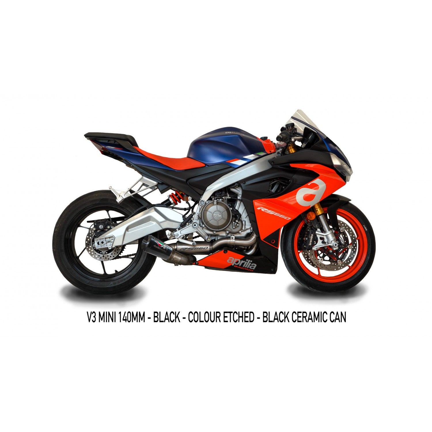 Austin Racing Titanium Complete System V3 Mini Aprilia Rs 660 (20-25)