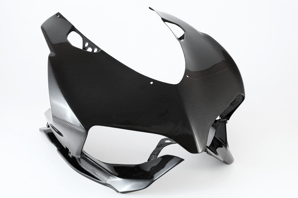 Maschera anteriore carbone fullsix ducati panigale 1199/r/s (12-17)