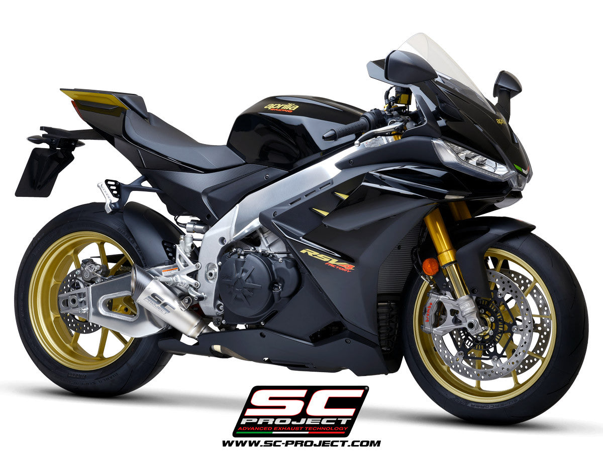SC-project Slip-on S1 Aprilia RSV4 1100 Factory (21-24) A27A-T41T